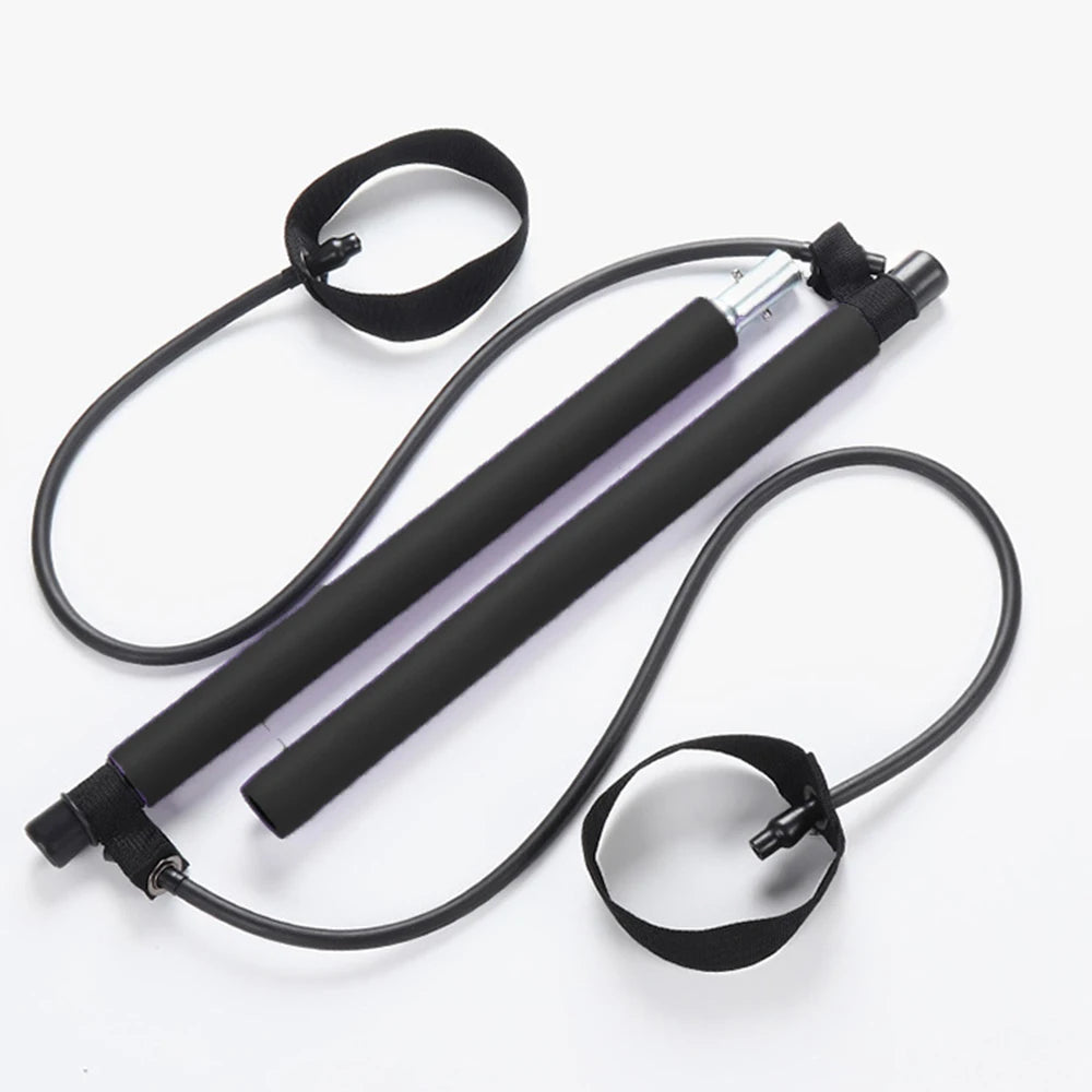 Pilates Stick Multi functional Fitness Stick Yoga Pilates Equipment Home Elasticity Exercise Training Hip Pulling Rope