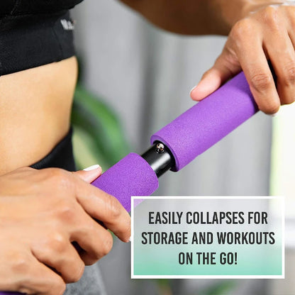 Pilates Stick Multi functional Fitness Stick Yoga Pilates Equipment Home Elasticity Exercise Training Hip Pulling Rope