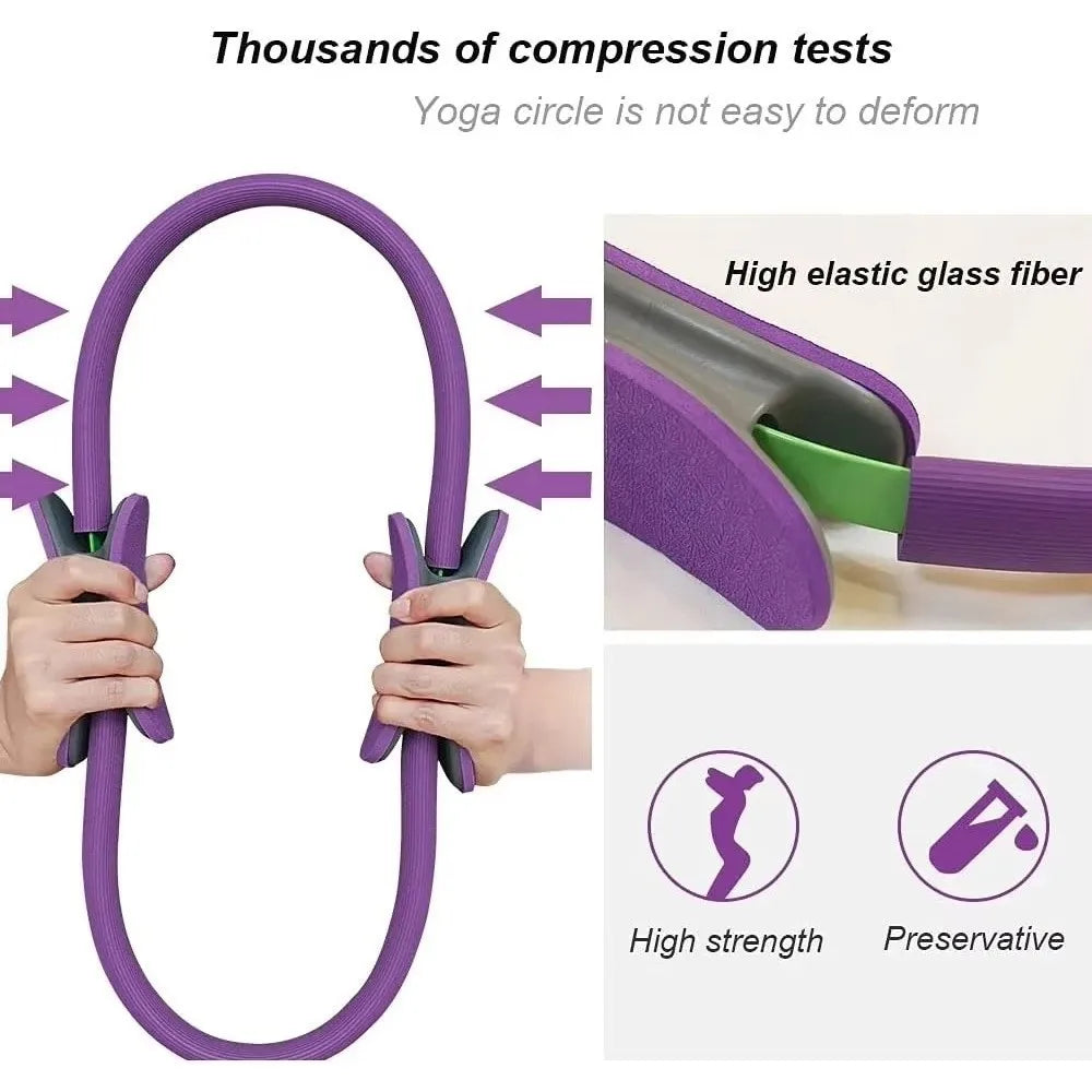Exercise Yoga Pilates Ring Multi-function Sports Resistance Ring Yoga Fitness Ring Circle Pelvic Floor Muscle Training
