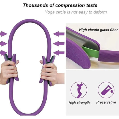 Exercise Yoga Pilates Ring Multi-function Sports Resistance Ring Yoga Fitness Ring Circle Pelvic Floor Muscle Training