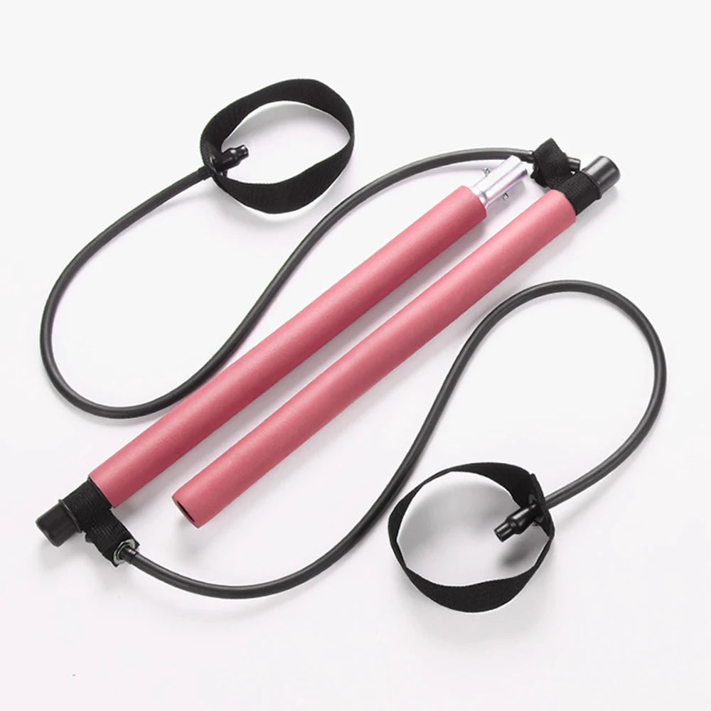 Pilates Stick Multi functional Fitness Stick Yoga Pilates Equipment Home Elasticity Exercise Training Hip Pulling Rope