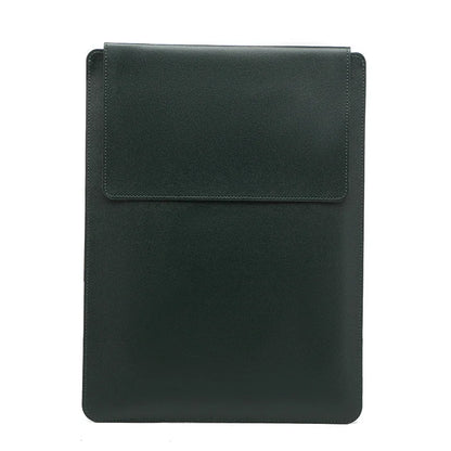 Portable Leather Laptop Sleeve Case Bag for Macbook Air 12 13 14 15 16 Inch M5 M4 M3 M2 Chip Mac Book Pro Adjustable Stand Cover