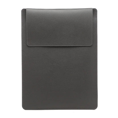 Portable Leather Laptop Sleeve Case Bag for Macbook Air 12 13 14 15 16 Inch M5 M4 M3 M2 Chip Mac Book Pro Adjustable Stand Cover