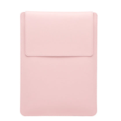 Portable Leather Laptop Sleeve Case Bag for Macbook Air 12 13 14 15 16 Inch M5 M4 M3 M2 Chip Mac Book Pro Adjustable Stand Cover