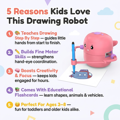 Smart Drawing Robot for Kids — Step-by-Step Art Learning Toy